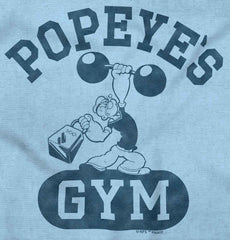 Popeye's Gym Infant Baby Bib-Direct To Garment Print-Brisco Baby