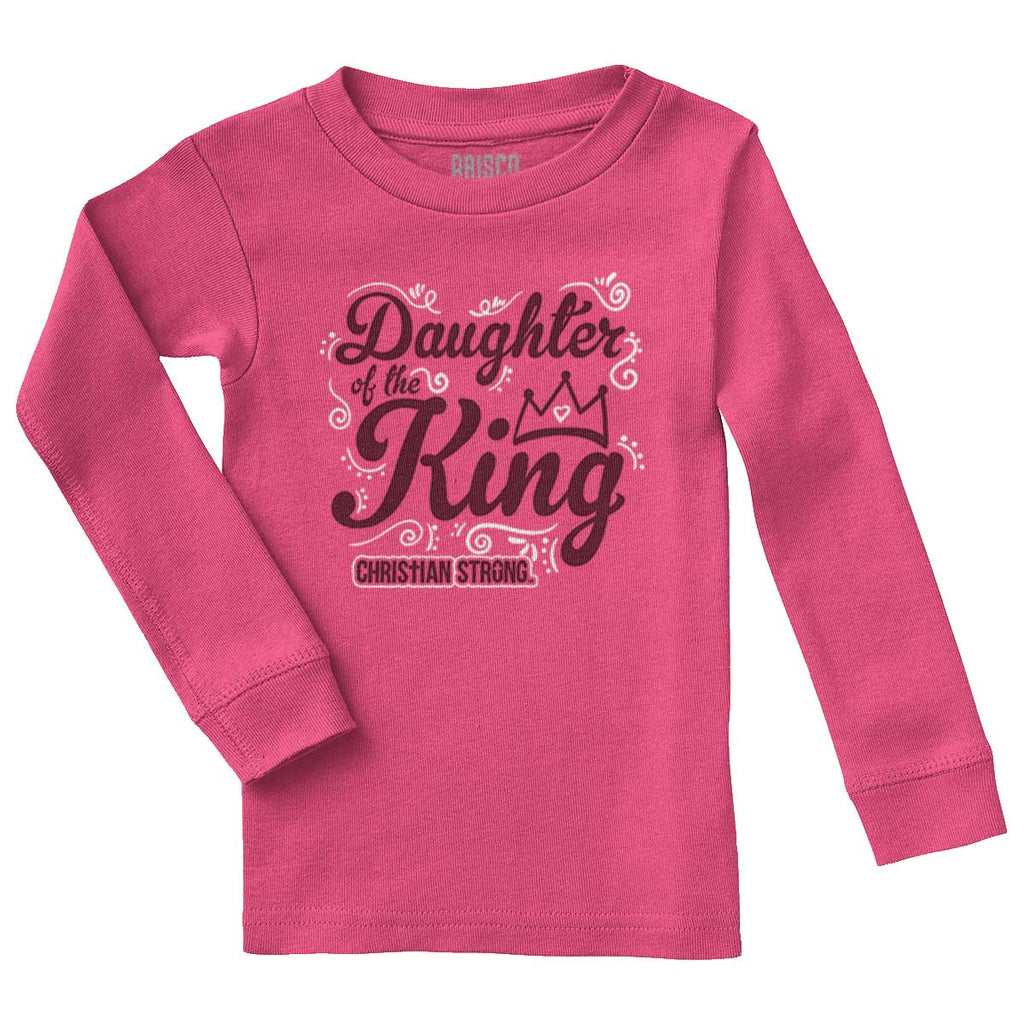 Daughter Of The King Solid Baby Pajama Top-Direct To Garment Print-Brisco Baby
