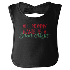 All Mommy Wants Infant Baby Bib-Direct To Garment Print-Brisco Baby
