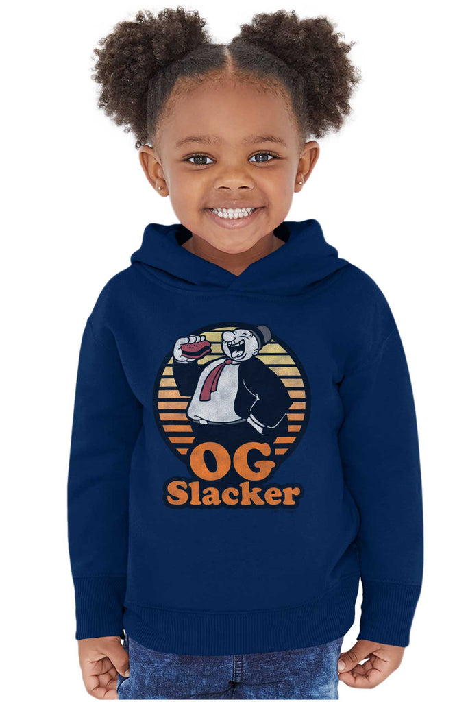 OG Slacker Toddler Pullover Hoodie-Direct To Garment Print-Brisco Baby