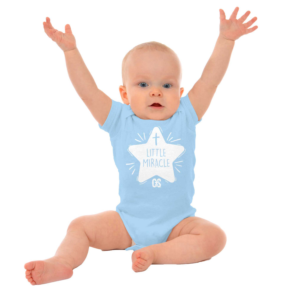 Little Miracle Romper Bodysuit-Direct To Garment Print-Brisco Baby