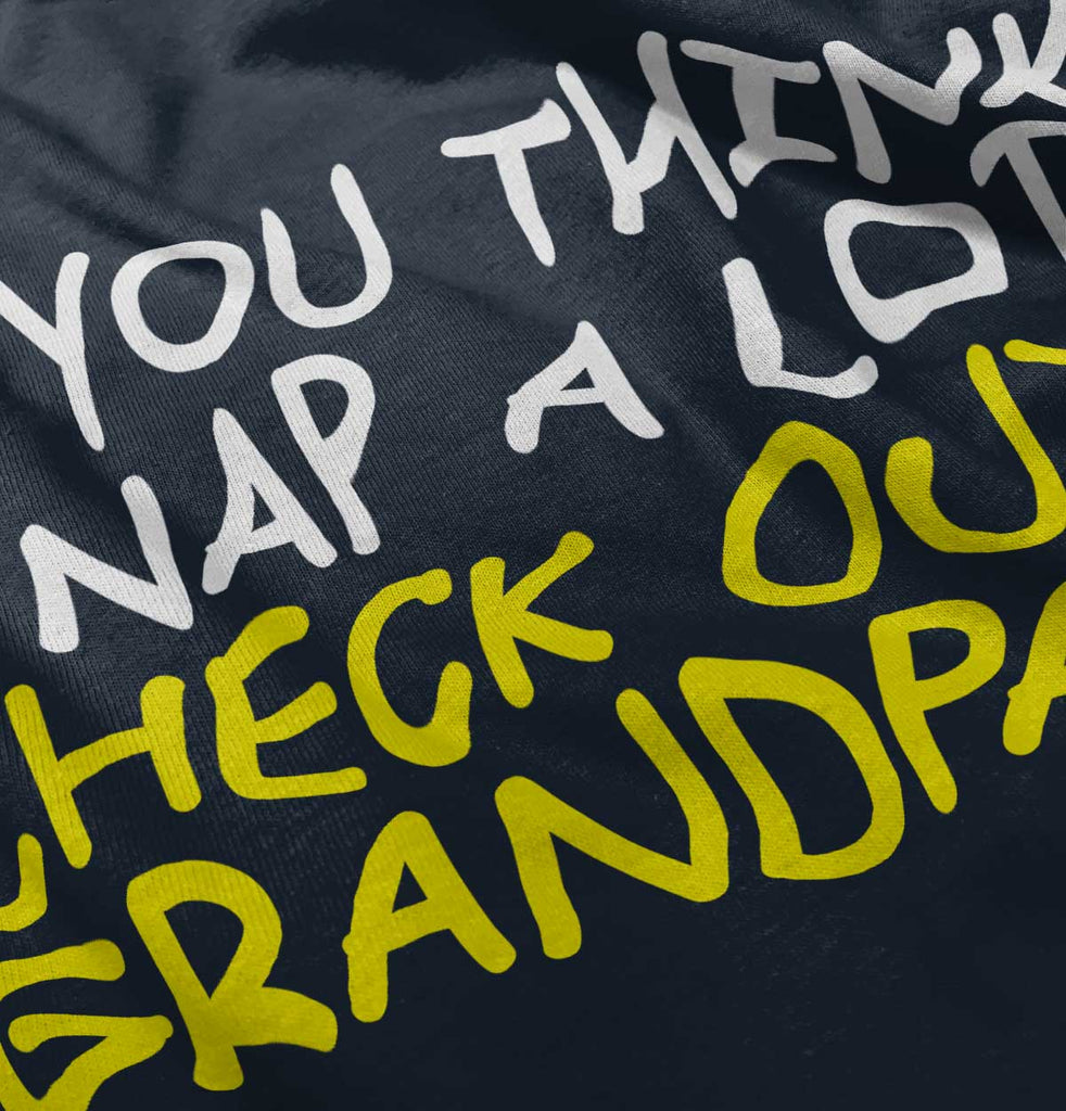 Check Out Grandpa Solid Baby Pajama Top-Direct To Garment Print-Brisco Baby