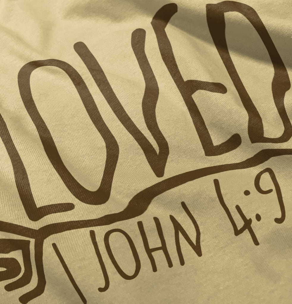 Loved Romper Bodysuit-Direct To Garment Print-Brisco Baby