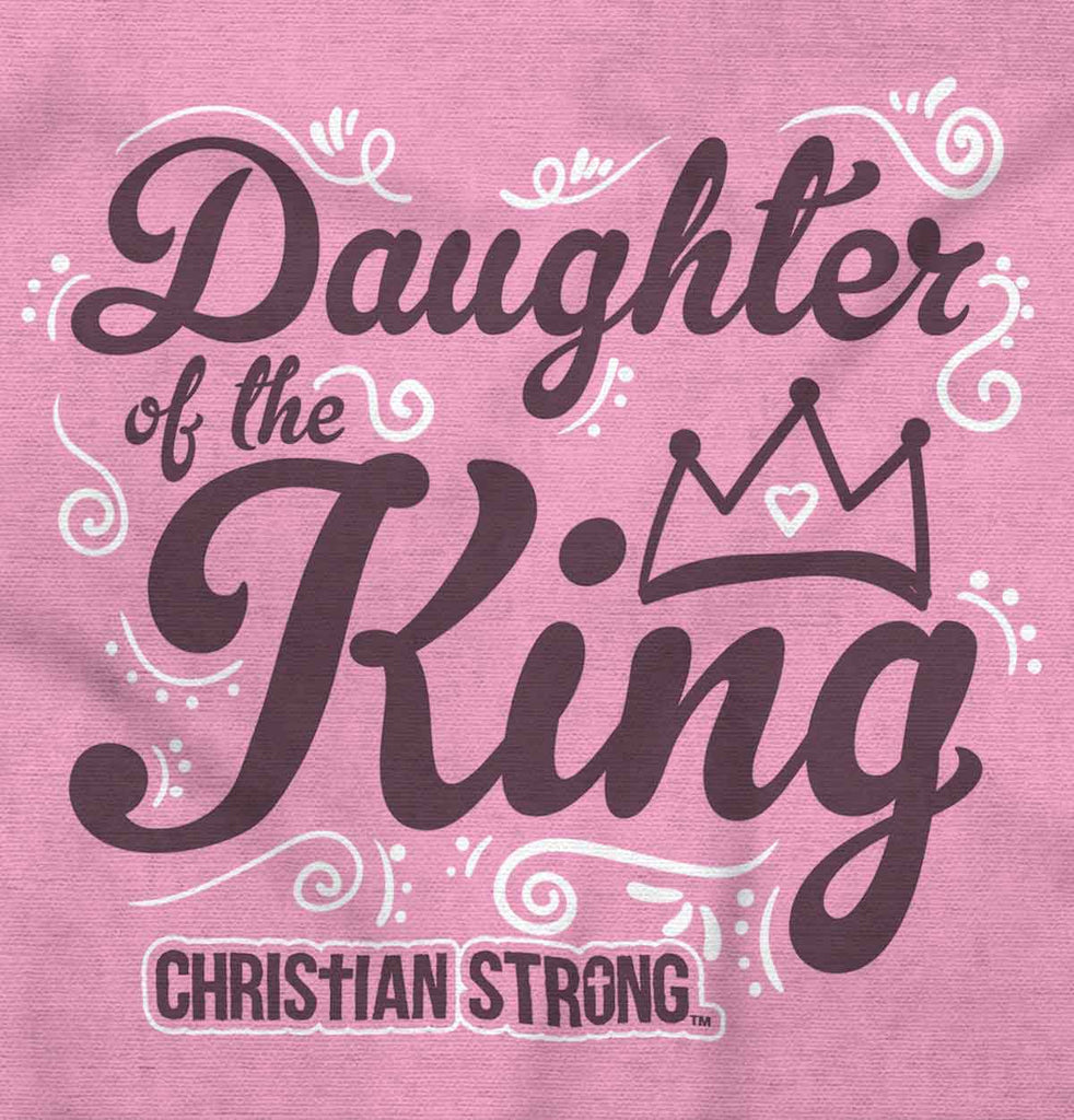 Daughter Of The King Toddler Baseball-Direct To Garment Print-Brisco Baby