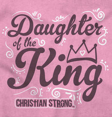 Daughter Of The King Toddler Baseball-Direct To Garment Print-Brisco Baby