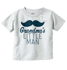Grandma's Little Man Infant Toddler T Shirt-Direct To Garment Print-Brisco Baby