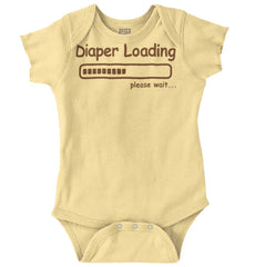 Diaper Loading Romper Bodysuit-Direct To Garment Print-Brisco Baby