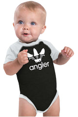 Angler Raglan Bodysuit-Direct To Garment Print-Brisco Baby