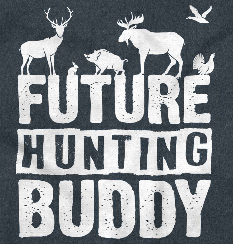 Future Deer Hunting Bud Toddler Football Jersey Tee-Direct To Garment Print-Brisco Baby