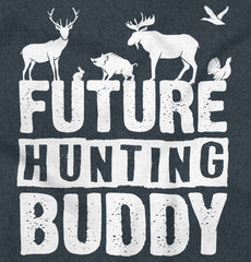 Future Deer Hunting Bud Toddler Football Jersey Tee-Direct To Garment Print-Brisco Baby