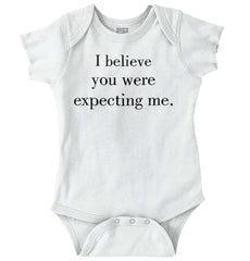 Expecting Me Romper Bodysuit-Direct To Garment Print-Brisco Baby