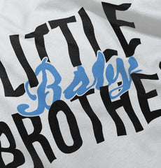 Little Baby Brother Infant Baby Bib-Direct To Garment Print-Brisco Baby