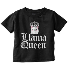 Llama Queena Infant Toddler T Shirt-Direct To Garment Print-Brisco Baby