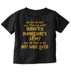 Quidditch Dumbledore Infant Toddler T Shirt-Direct To Garment Print-Brisco Baby