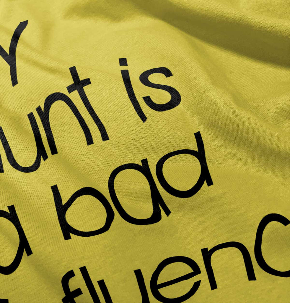 Bad Influence Romper Bodysuit-Direct To Garment Print-Brisco Baby