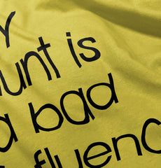 Bad Influence Romper Bodysuit-Direct To Garment Print-Brisco Baby