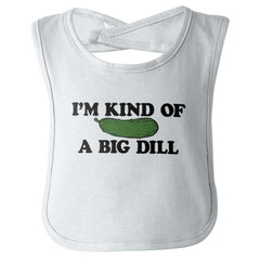 A Big Dill Infant Baby Bib-Direct To Garment Print-Brisco Baby