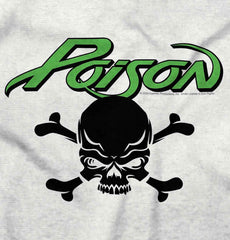 Poison Skull Infant Baby Bib-Direct To Garment Print-Brisco Baby