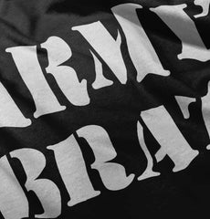 Army Brat Infant Baby Bib-Direct To Garment Print-Brisco Baby