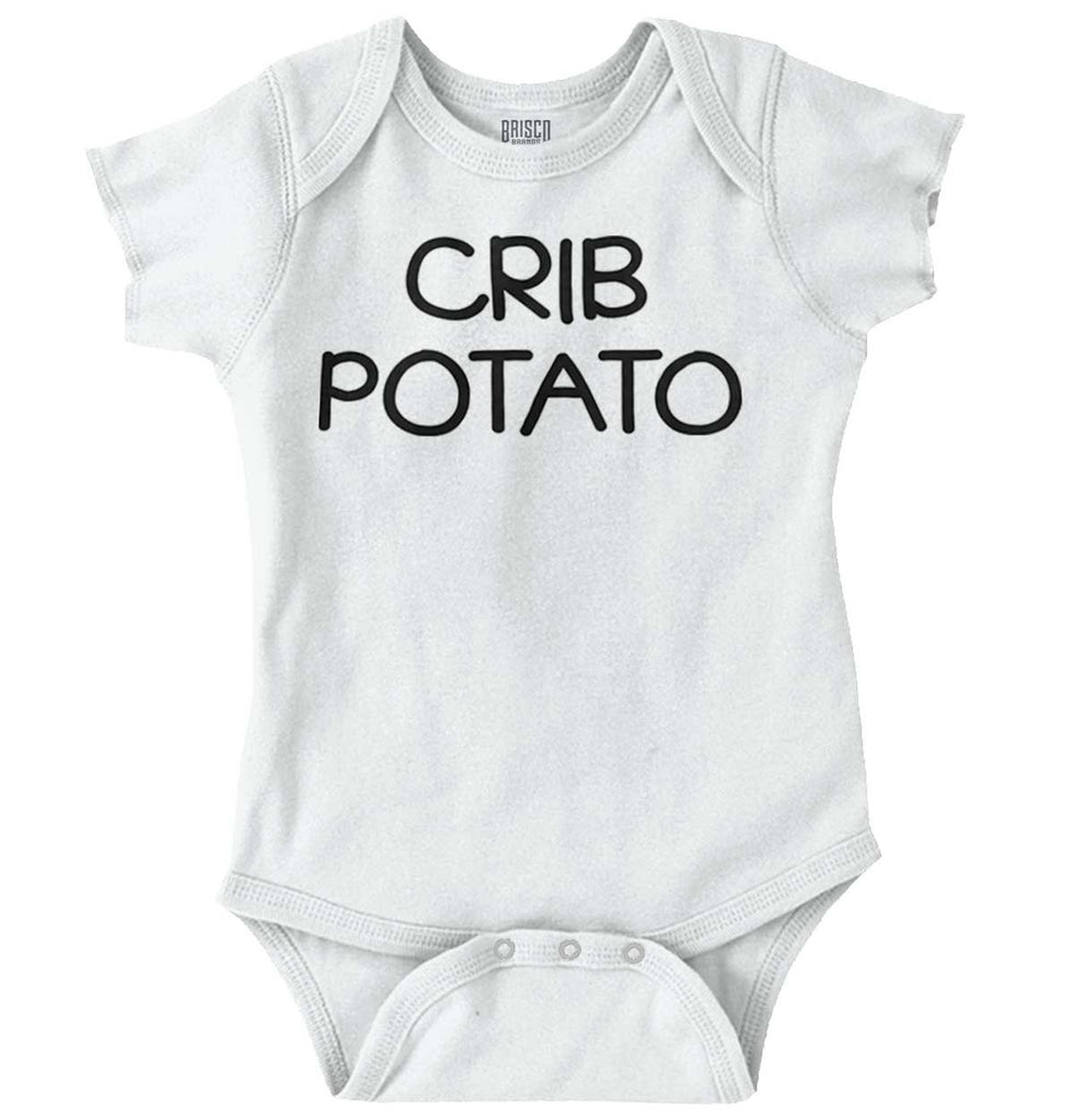 Crib Potato Romper Bodysuit-Direct To Garment Print-Brisco Baby
