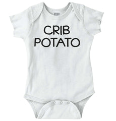 Crib Potato Romper Bodysuit-Direct To Garment Print-Brisco Baby
