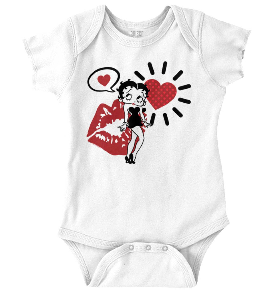 Cartoon Betty Romper Bodysuit-Direct To Garment Print-Brisco Baby