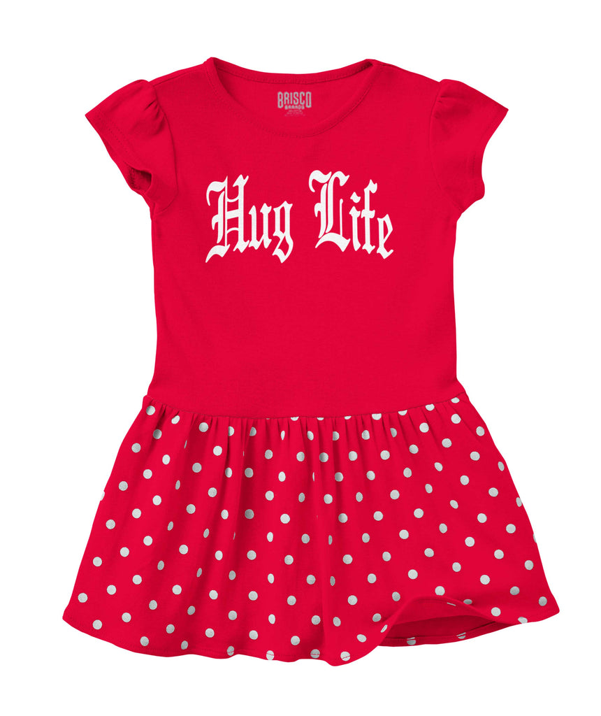 Hug Life Baby Polka Dot Skirt Dress-Direct To Garment Print-Brisco Baby