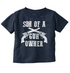 Son Gun Owner Infant Toddler T Shirt-Direct To Garment Print-Brisco Baby