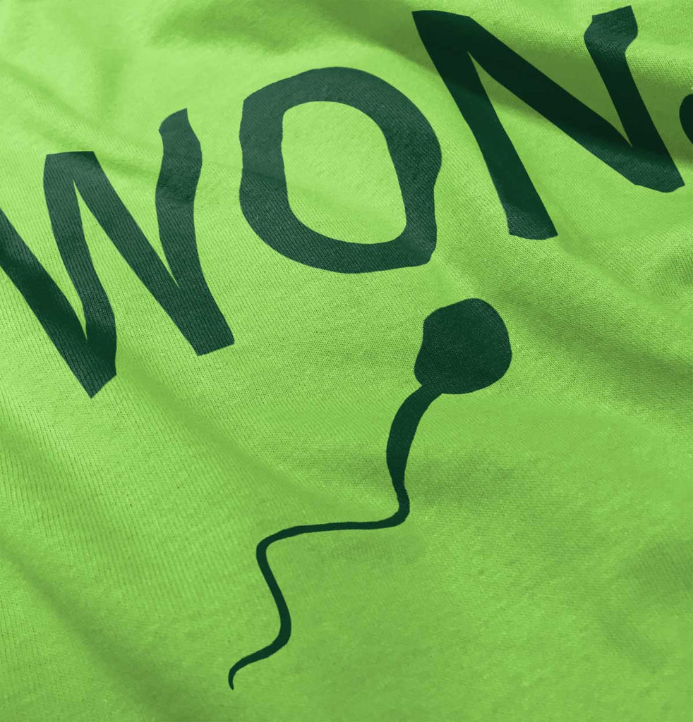 Won The Race Romper Bodysuit-Direct To Garment Print-Brisco Baby