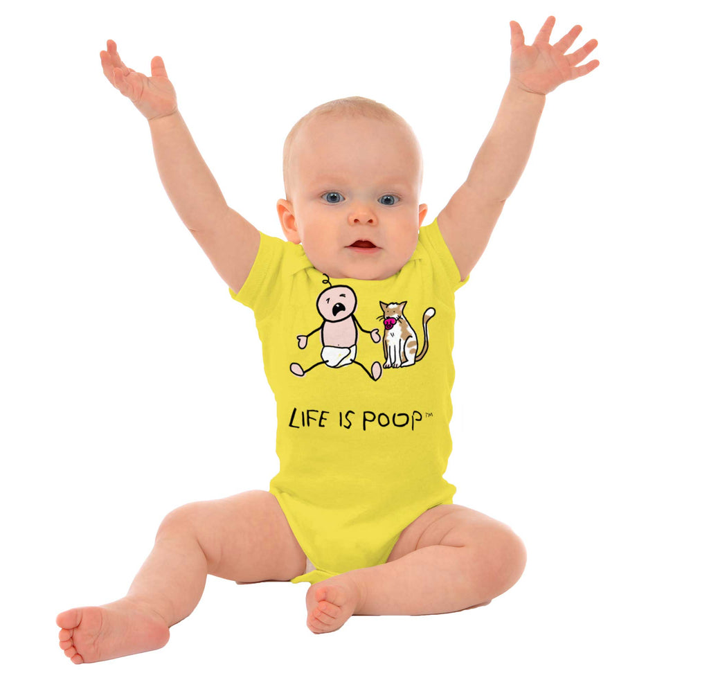 Cat Pacifier Romper Bodysuit-Direct To Garment Print-Brisco Baby