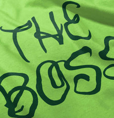 The Boss Romper Bodysuit-Direct To Garment Print-Brisco Baby