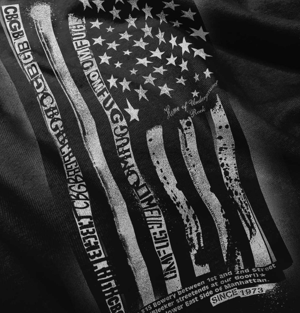 American CBGB Infant Baby Bib-Direct To Garment Print-Brisco Baby