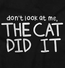 Cat Did It Romper Bodysuit-Direct To Garment Print-Brisco Baby