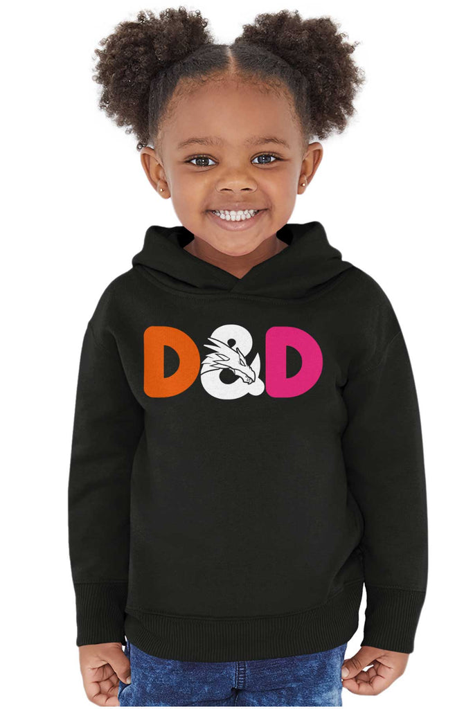 Dungeons Fantasy Tabletop Gamer Toddler Pullover Hoodie-Direct To Garment Print-Brisco Baby