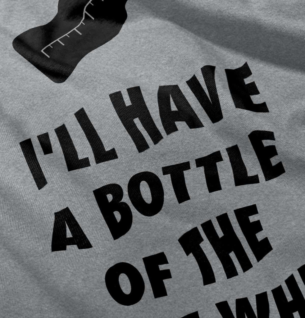 House White Romper Bodysuit-Direct To Garment Print-Brisco Baby