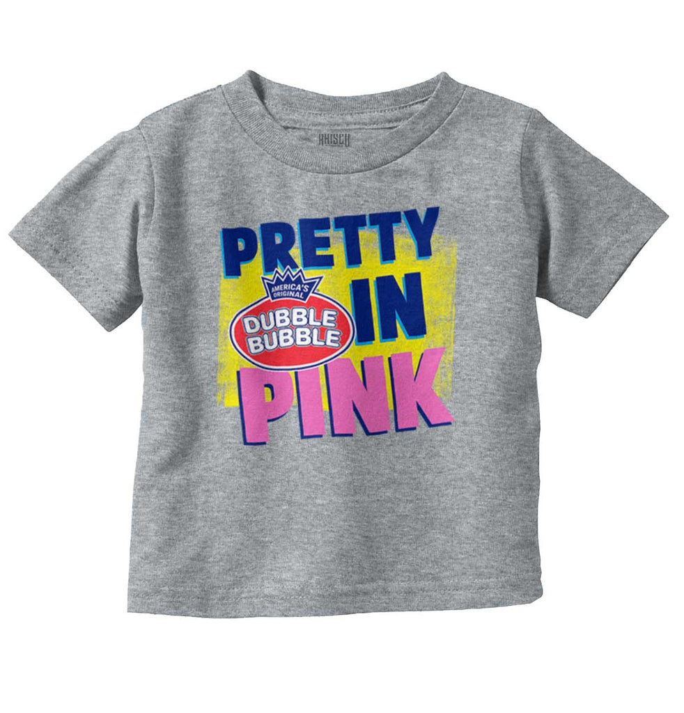 Pretty In Pink Infant Toddler T Shirt-Direct To Garment Print-Brisco Baby