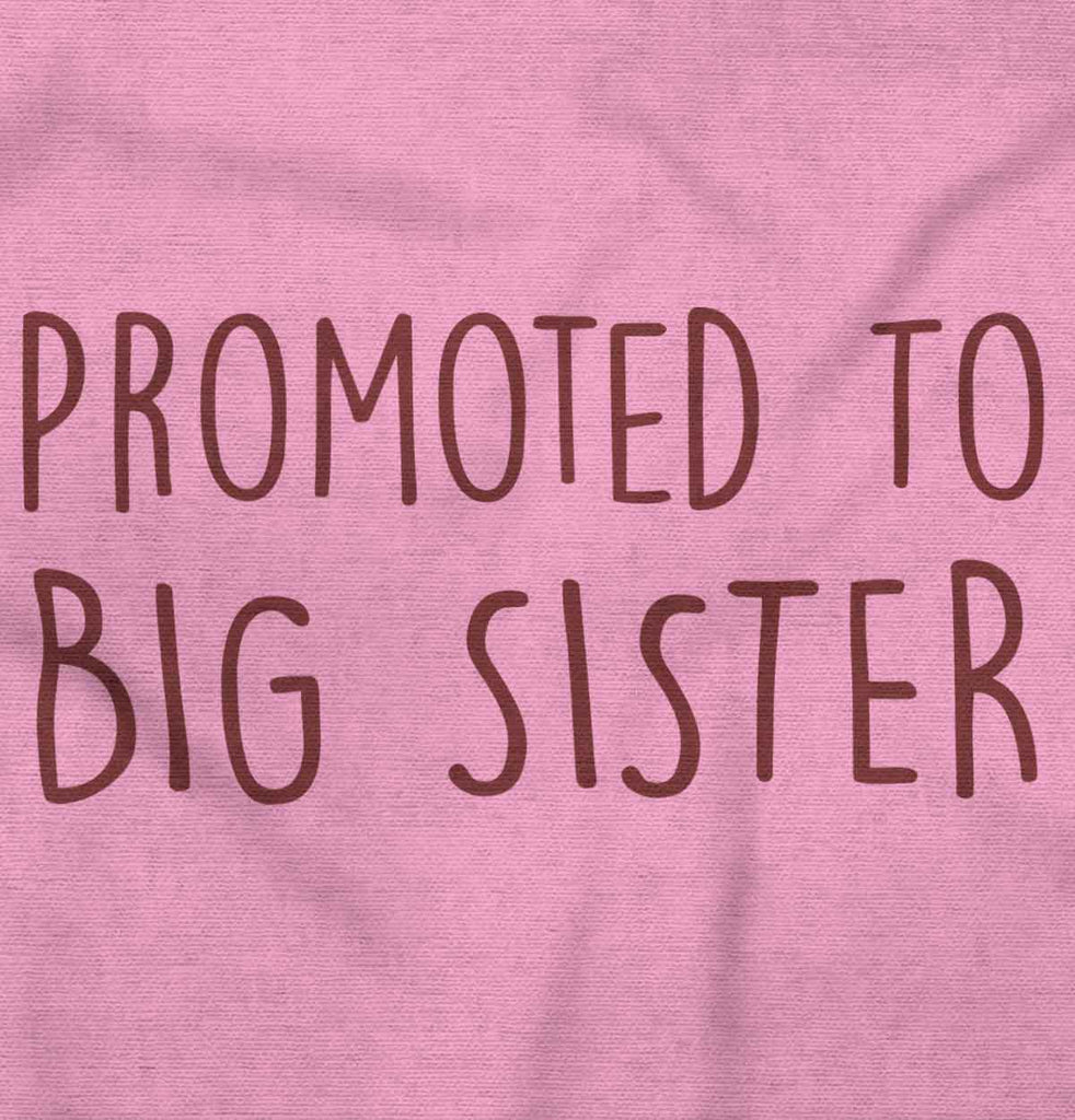 Promoted To Big Sister Infant Baby Bib-Direct To Garment Print-Brisco Baby