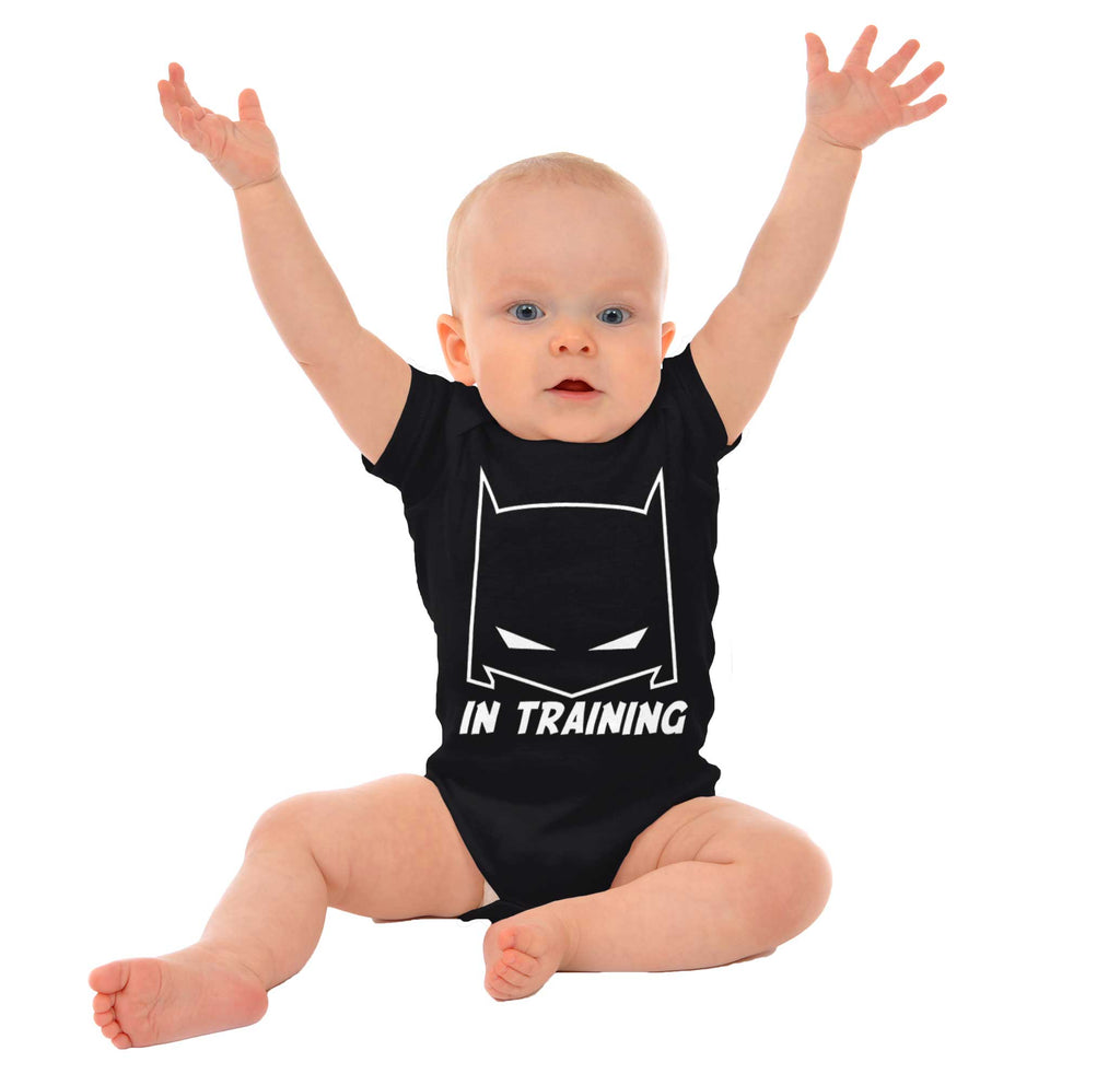 Batbaby In Training Romper Bodysuit-Misc-Brisco Baby