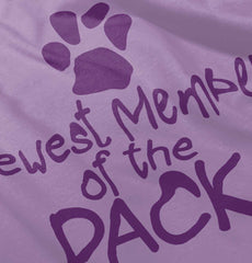 Member of the Pack Toddler Ruffled Trim T-Shirt-Direct To Garment Print-Brisco Baby