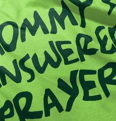 Mommy's Answered Prayer Romper Bodysuit-Direct To Garment Print-Brisco Baby