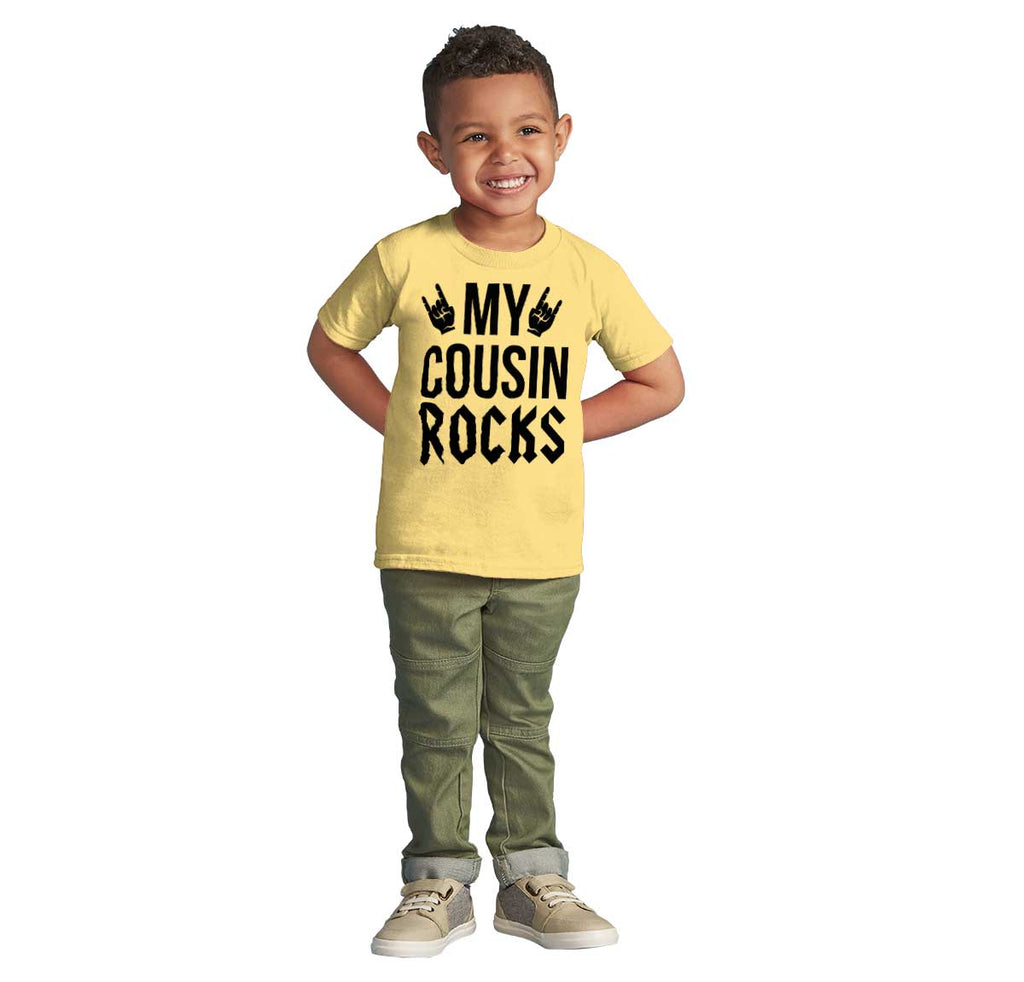 My Cousin Rocks Infant Toddler T Shirt-Direct To Garment Print-Brisco Baby