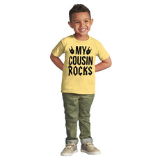My Cousin Rocks Infant Toddler T Shirt-Direct To Garment Print-Brisco Baby
