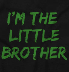 I'm The Little Brother Infant Baby Bib-Direct To Garment Print-Brisco Baby