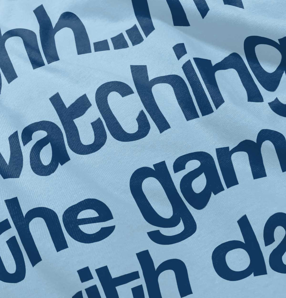 Watching the Game Infant Toddler T Shirt-Direct To Garment Print-Brisco Baby