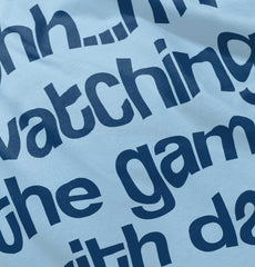 Watching the Game Infant Toddler T Shirt-Direct To Garment Print-Brisco Baby