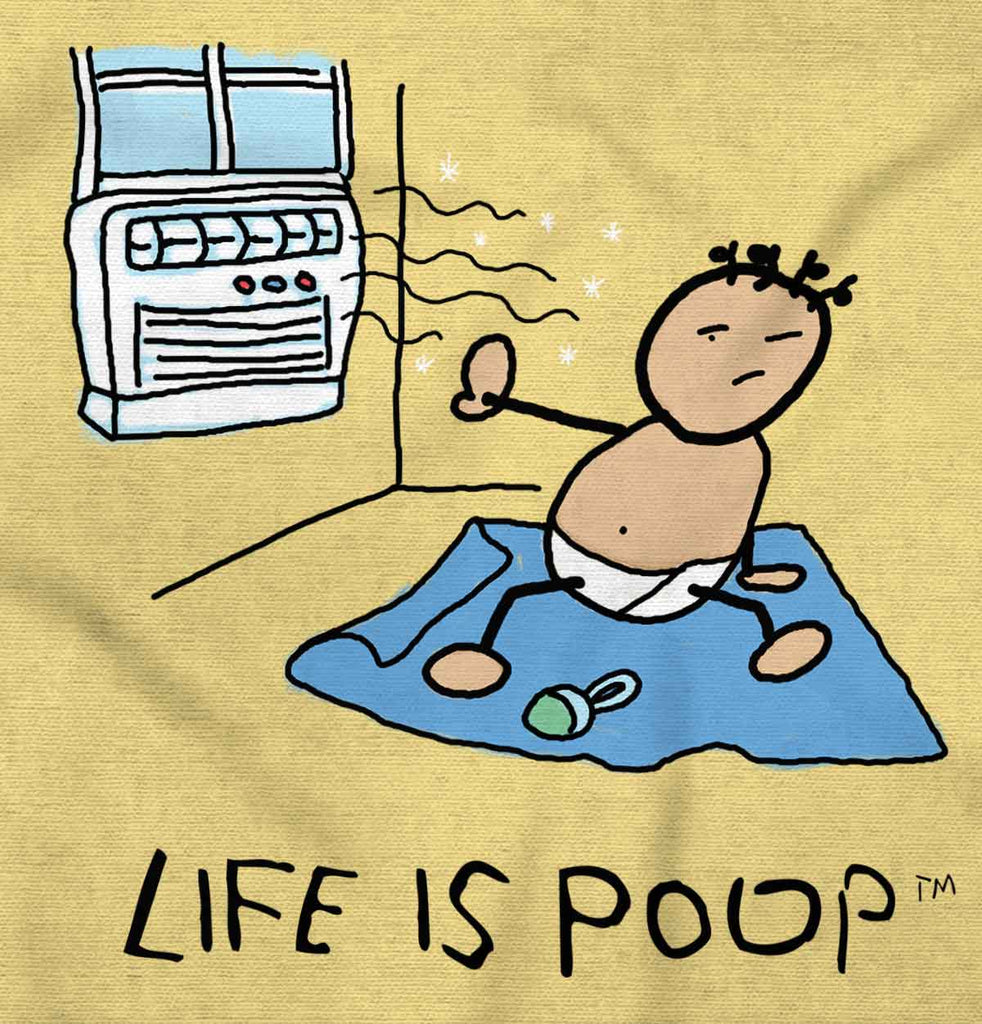 Cold Air Infant Toddler T Shirt-Direct To Garment Print-Brisco Baby