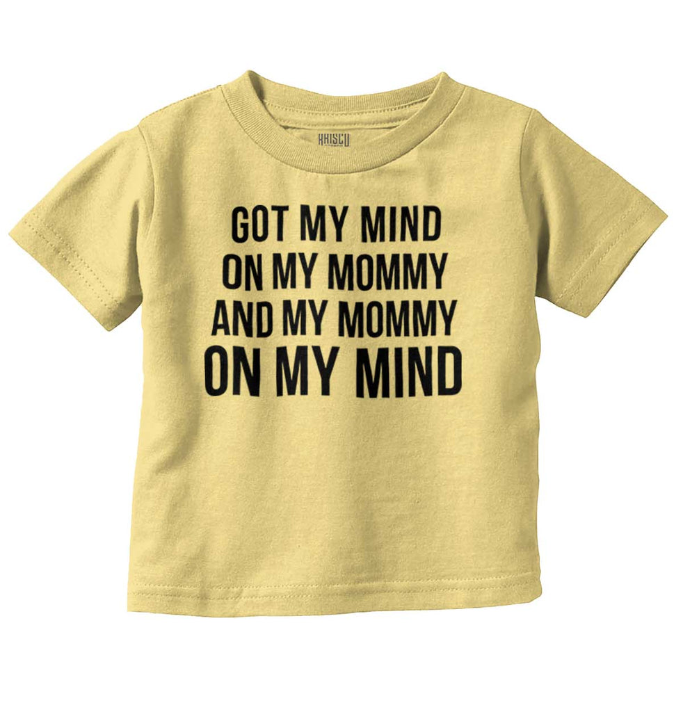 Mind On Mommy Infant Toddler T Shirt-Direct To Garment Print-Brisco Baby