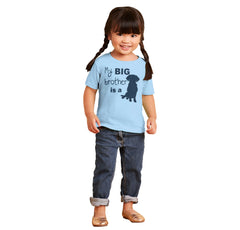 Brother is a Dog Infant Toddler T Shirt-Direct To Garment Print-Brisco Baby