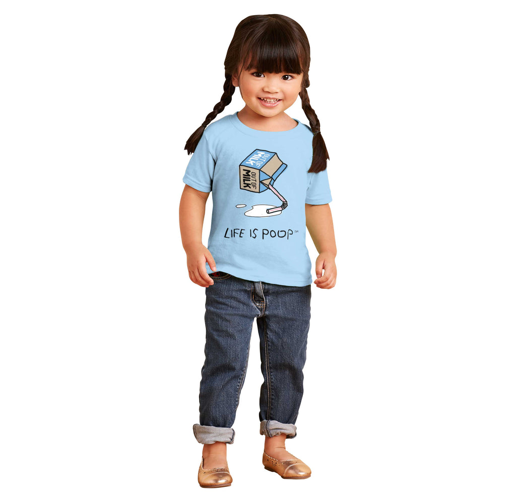 Out of Milk Infant Toddler T Shirt-Direct To Garment Print-Brisco Baby
