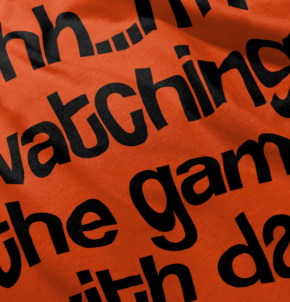 Watching the Game Toddler Pullover Hoodie-Direct To Garment Print-Brisco Baby